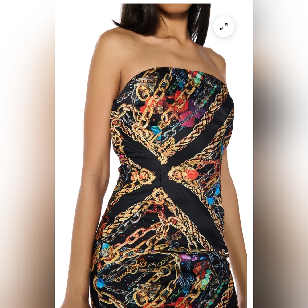 Akira NWT Gorgeous Satin Maxi Dress - Picture 1 of 11